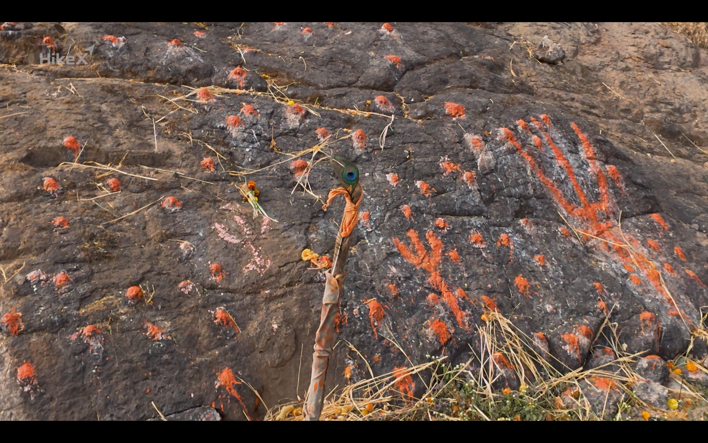 The five rock-cut steps at Paanch Payare Khind